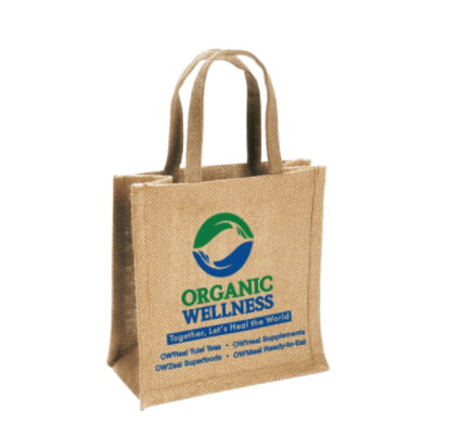 Organic Wellness Jute Bag